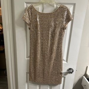Champagne Sequins Dress